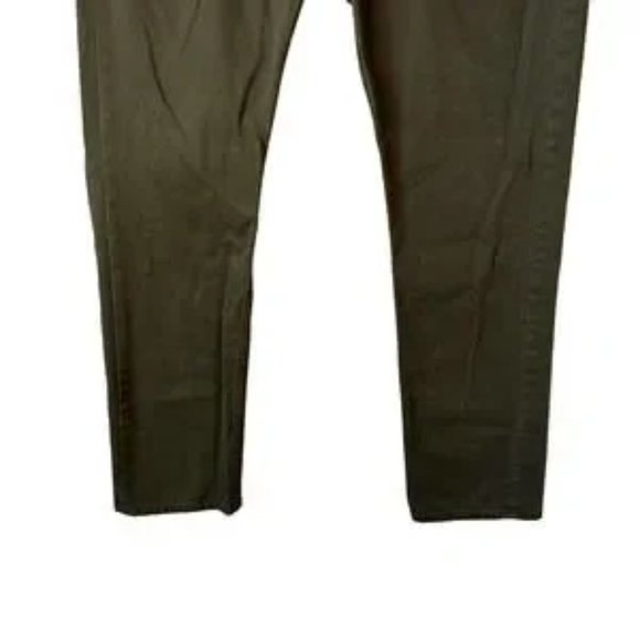 Express Jeans Mens Rocco Slim Fit Skinny Leg Jeans Olive Green Size 36x32 - Picture 4 of 9